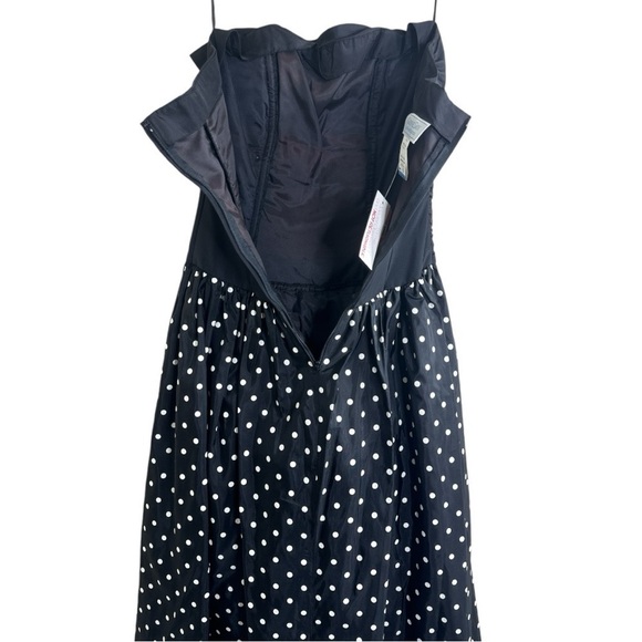 Vintage 80s Gunne Sax Polka Dot Hi-Low Dress Size: 9/10 NWT - Picture 11 of 13